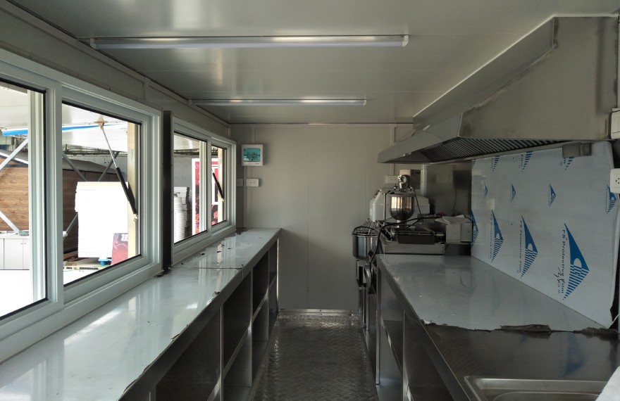 14ft donut concession trailer interior design
